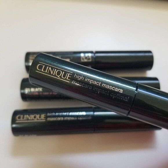 NEW Clinique High Impact Mascara Stick Black Eye Beauty Makeup 4 Pieces - Picture 1 of 7